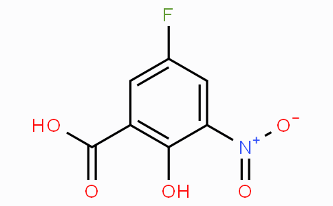 CAS No. 130046-91-2, 5-Fluoro-2-hydroxy-3-nitrobenzoic acid