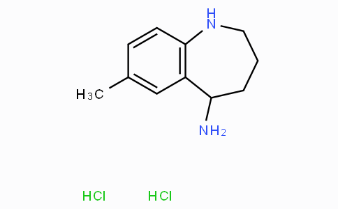 CAS No. 1416354-44-3, 7-Methyl-2,3,4,5-tetrahydro-1H-benzo[b]azepin-5-amine dihydrochloride