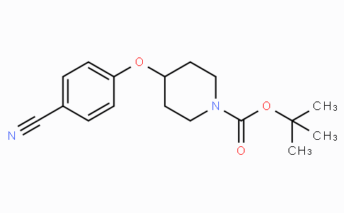CAS No. 333954-86-2, tert-Butyl 4-(4-cyanophenoxy)piperidine-1-carboxylate