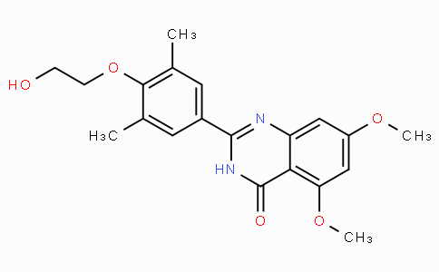 NO16177 | 1044870-39-4 | 2-(4-(2-羟基乙氧基)-3,5-二甲基苯基)-5,7-二甲氧基喹唑啉-4(3H)-酮