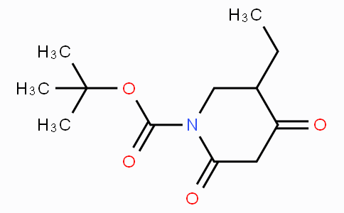 CAS No. 845267-80-3, tert-Butyl 5-ethyl-2,4-dioxopiperidine-1-carboxylate