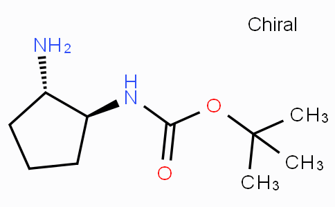 CAS No. 586961-34-4, tert-Butyl ((1S,2S)-2-aminocyclopentyl)carbamate