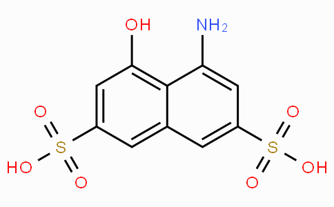 CAS No. 90-20-0, 4-Amino-5-hydroxynaphthalene-2,7-disulfonic acid