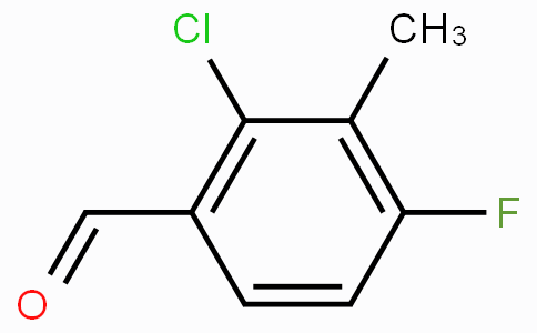 CAS No. 1260764-27-9, 2-Chloro-4-fluoro-3-methylbenzaldehyde