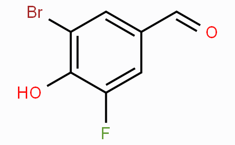 CAS No. 185345-46-4, 3-Bromo-5-fluoro-4-hydroxybenzaldehyde