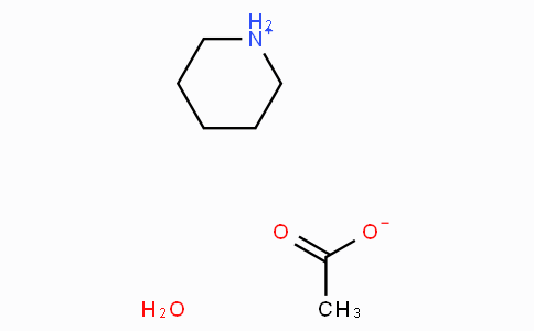 Piperidin-1-ium acetate hydrate