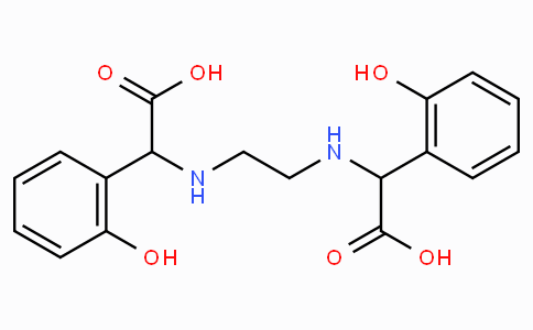 CAS No. 1170-02-1, 2,2'-(Ethane-1,2-diylbis(azanediyl))bis(2-(2-hydroxyphenyl)acetic acid)