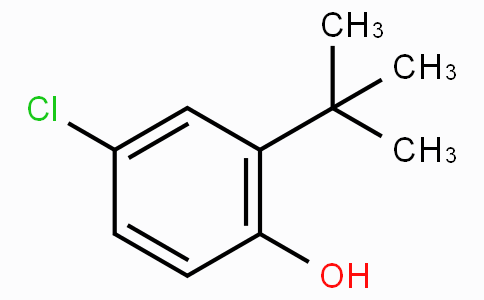 CAS No. 13395-85-2, 2-(tert-Butyl)-4-chlorophenol