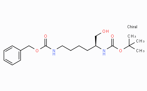 CAS No. 82689-20-1, (S)-Benzyl tert-butyl (6-hydroxyhexane-1,5-diyl)dicarbamate