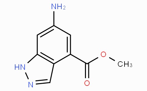 CAS No. 885518-56-9, Methyl 6-amino-1H-indazole-4-carboxylate