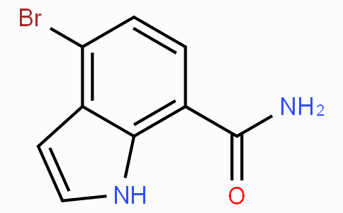 CAS No. 1211596-82-5, 4-Bromo-1H-indole-7-carboxamide