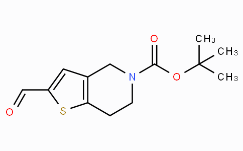 CAS No. 165947-55-7, tert-Butyl 2-formyl-6,7-dihydrothieno[3,2-c]pyridine-5(4H)-carboxylate