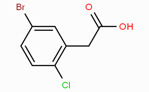 CAS No. 177985-34-1, 2-(5-Bromo-2-chlorophenyl)acetic acid