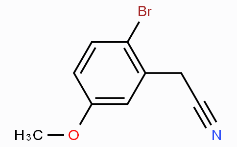 CAS No. 27387-23-1, 2-(2-Bromo-5-methoxyphenyl)acetonitrile