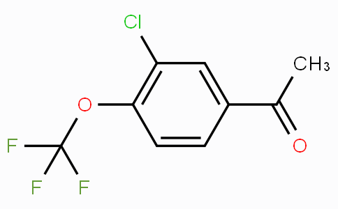 CAS No. 129604-27-9, 1-(3-Chloro-4-(trifluoromethoxy)phenyl)ethanone