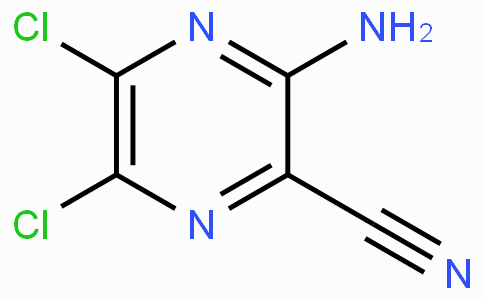 CAS No. 14340-28-4, 3-Amino-5,6-dichloropyrazine-2-carbonitrile