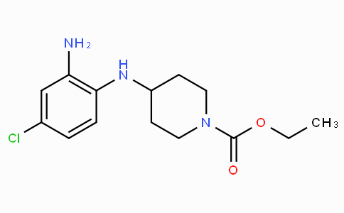 CAS No. 53786-45-1, Ethyl 4-((2-amino-4-chlorophenyl)amino)piperidine-1-carboxylate