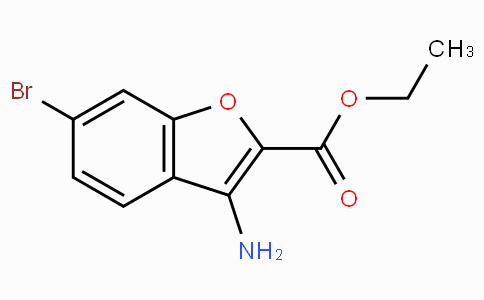 CAS No. 887250-14-8, Ethyl 3-amino-6-bromobenzofuran-2-carboxylate