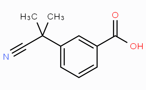 CAS No. 872091-00-4, 3-(2-Cyanopropan-2-yl)benzoic acid