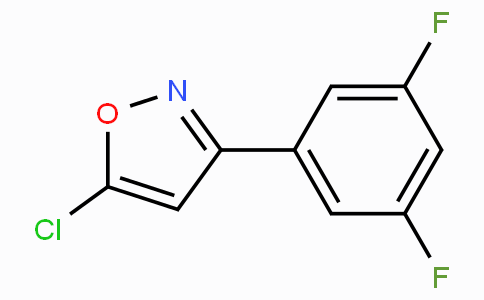 CAS No. 359424-44-5, 5-Chloro-3-(3,5-difluorophenyl)isoxazole