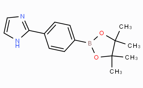 CAS No. 1229584-17-1, 2-(4-(4,4,5,5-Tetramethyl-1,3,2-dioxaborolan-2-yl)phenyl)-1H-imidazole