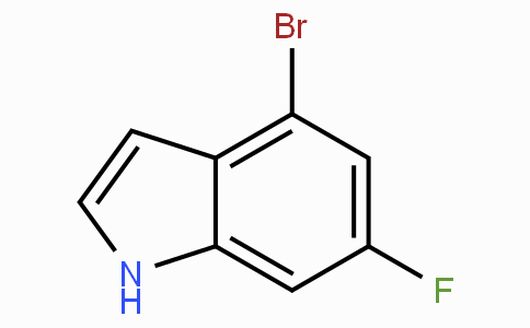 CAS No. 885520-70-7, 4-Bromo-6-fluoro-1H-indole