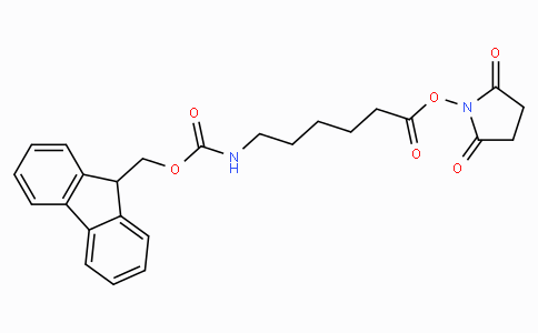 CAS No. 125697-63-4, 2,5-Dioxopyrrolidin-1-yl 6-((((9H-fluoren-9-yl)methoxy)carbonyl)amino)hexanoate