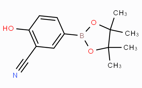 CAS No. 775351-56-9, 2-Hydroxy-5-(4,4,5,5-tetramethyl-1,3,2-dioxaborolan-2-yl)benzonitrile