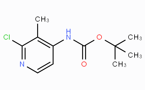 CAS No. 370864-66-7, tert-Butyl (2-chloro-3-methylpyridin-4-yl)carbamate