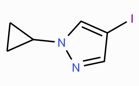 CAS No. 1239363-40-6, 1-Cyclopropyl-4-iodo-1H-pyrazole