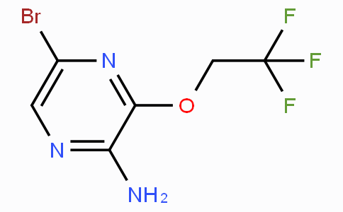 CAS No. 947249-22-1, 5-Bromo-3-(2,2,2-trifluoroethoxy)pyrazin-2-amine