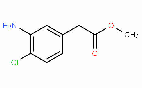 CAS No. 59833-69-1, Methyl 2-(3-amino-4-chlorophenyl)acetate