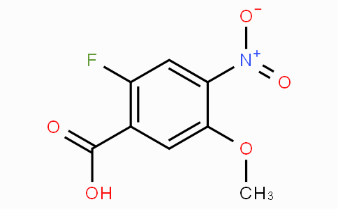 CAS No. 1001345-80-7, 2-Fluoro-5-methoxy-4-nitrobenzoic acid