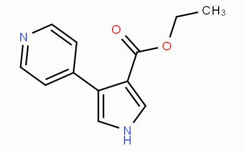 CAS No. 197774-66-6, Ethyl 4-(pyridin-4-yl)-1H-pyrrole-3-carboxylate
