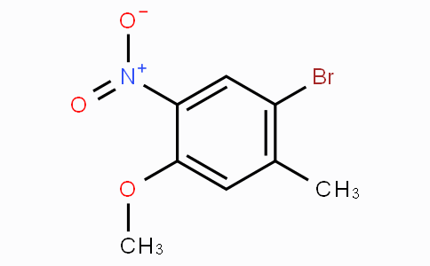 CAS No. 89978-56-3, 1-Bromo-4-methoxy-2-methyl-5-nitrobenzene