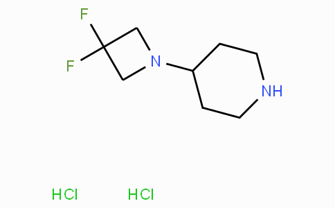 CAS No. 1373503-66-2, 4-(3,3-Difluoroazetidin-1-yl)piperidine dihydrochloride