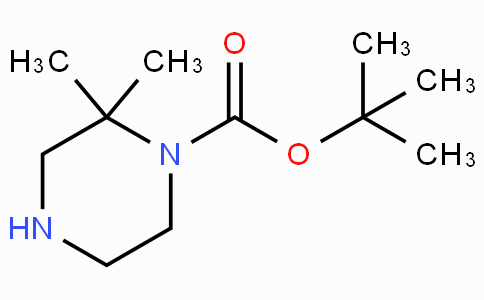 CAS No. 674792-07-5, tert-Butyl 2,2-dimethylpiperazine-1-carboxylate