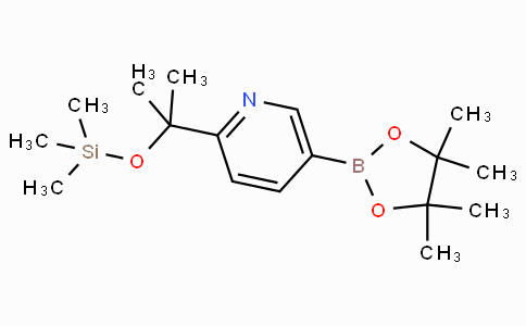 1228014-10-5 | 5-(4,4,5,5-Tetramethyl-1,3,2-dioxaborolan-2-yl)-2-(2-((trimethylsilyl)oxy)propan-2-yl)pyridine