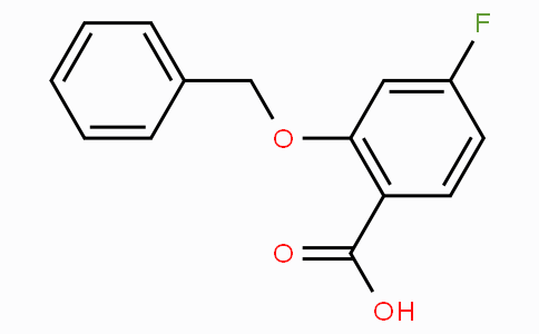 CAS No. 696589-03-4, 2-(Benzyloxy)-4-fluorobenzoic acid