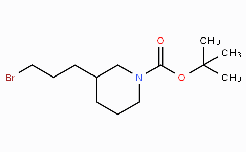 CAS No. 193629-30-0, tert-Butyl 3-(3-bromopropyl)piperidine-1-carboxylate