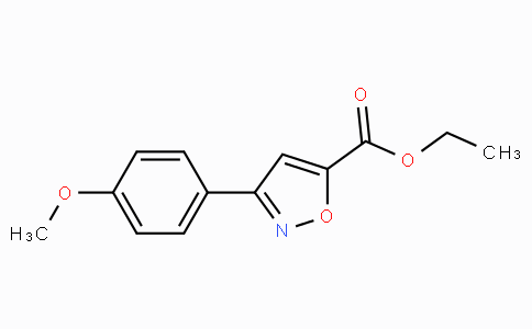 CAS No. 376623-69-7, Ethyl 3-(4-methoxyphenyl)isoxazole-5-carboxylate