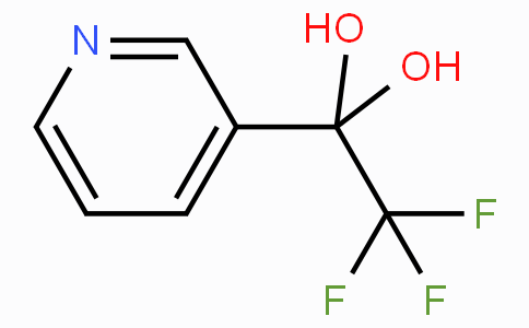 CAS No. 33284-19-4, 2,2,2-Trifluoro-1-(pyridin-3-yl)ethane-1,1-diol