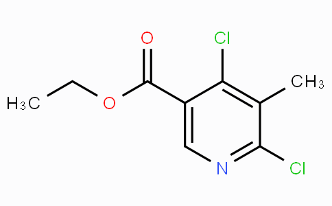 CAS No. 252552-10-6, Ethyl 4,6-dichloro-5-methylnicotinate