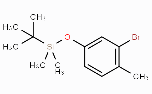 CAS No. 164513-48-8, (3-Bromo-4-methylphenoxy)(tert-butyl)dimethylsilane