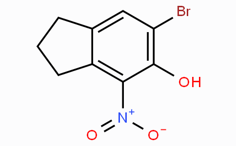 CAS No. 139515-86-9, 6-Bromo-4-nitro-2,3-dihydro-1H-inden-5-ol