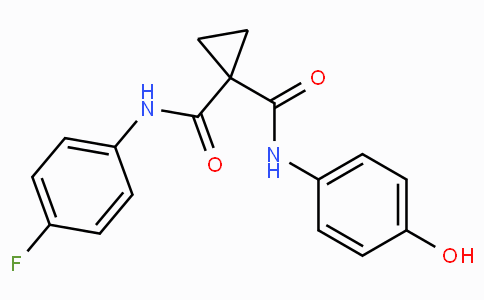 CAS No. 849217-60-3, N-(4-Fluorophenyl)-N'-(4-hydroxyphenyl)cyclopropane-1,1-dicarboxamide