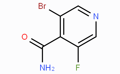 CAS No. 1353636-72-2, 3-Bromo-5-fluoroisonicotinamide