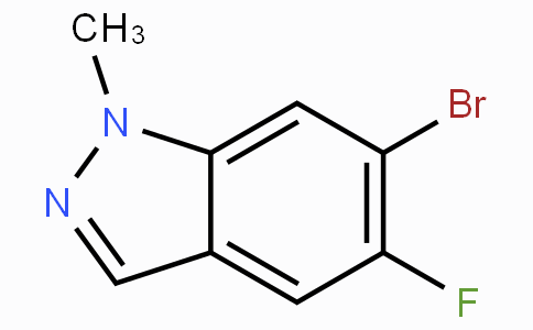 CAS No. 1286734-86-8, 6-Bromo-5-fluoro-1-methyl-1H-indazole