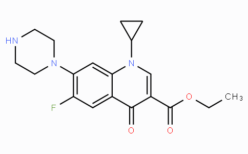 NO17153 | 105404-65-7 | Ethyl 1-cyclopropyl-6-fluoro-4-oxo-7-(piperazin-1-yl)-1,4-dihydroquinoline-3-carboxylate
