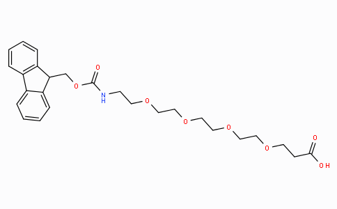 CAS No. 557756-85-1, 1-(9H-Fluoren-9-yl)-3-oxo-2,7,10,13,16-pentaoxa-4-azanonadecan-19-oic acid